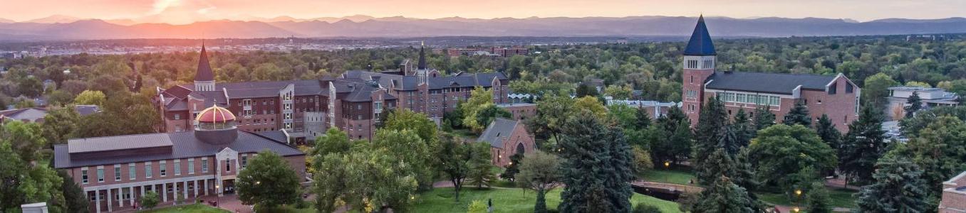 Campus sunset